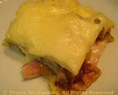 Pasta for the Other Half: Caramelized Onion Lasagne