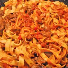Pasta with Duck Confit Sauce