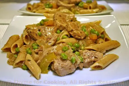 Pasta with Pork, Peas & Peppers; Understanding Loss
