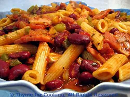 Pasta with Red Beans and Ham; The Learning Curve
