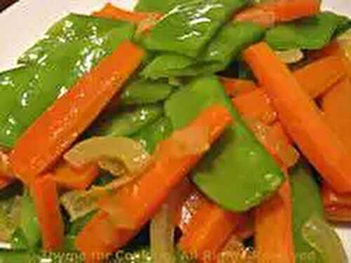Peas and Carrots; Do you play with your vegetables?