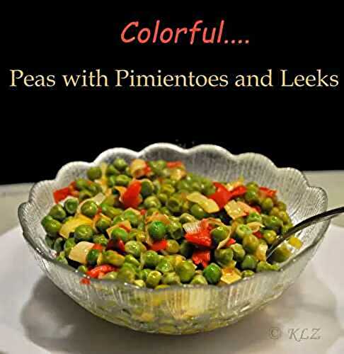 Peas with Pimientos and Leeks, the update