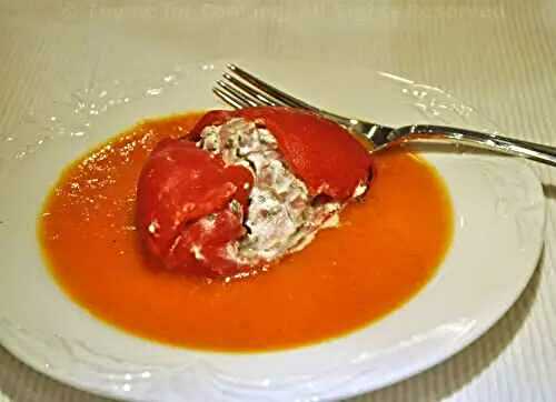Pimientos Stuffed with Ham and Chevre; the update