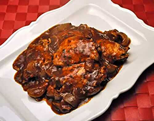 Piquant Chicken Thighs, Slow Cooker