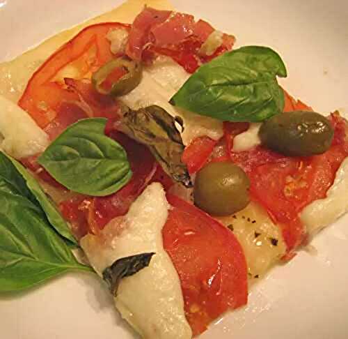 Pizza Margherita; Orange & me