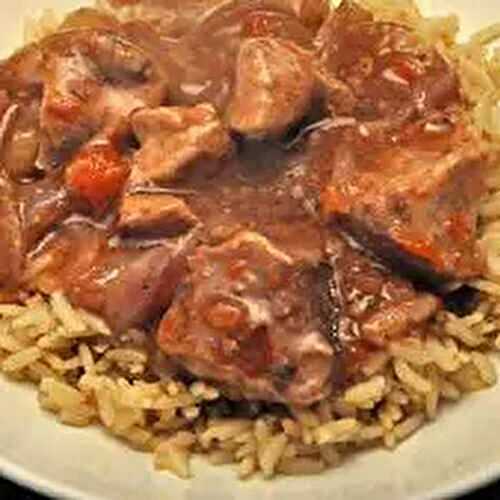 Pork and Tomatoes, Slow Cooker