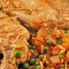 Pork Chops with Spanish Rice