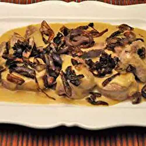 Pork Medallions with Mustard Pan Sauce