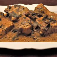 Pork & Mushrooms, Slow Cooker