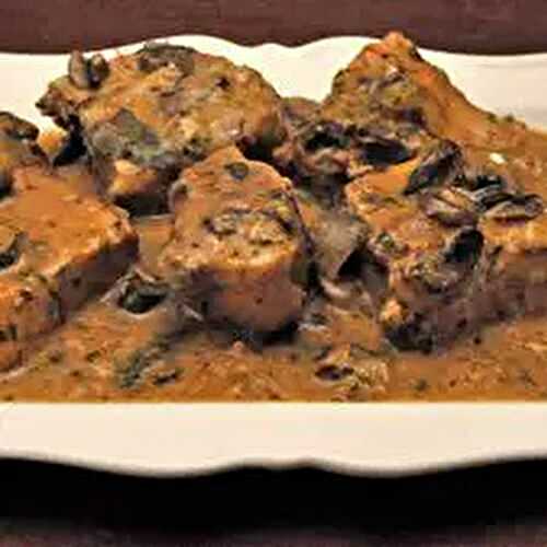 Pork & Mushrooms, Slow Cooker