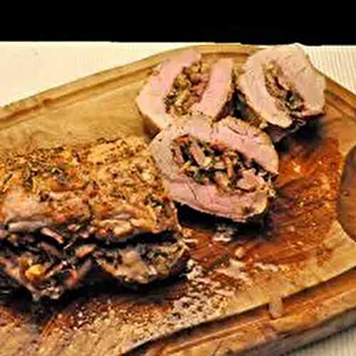 Pork Tenderloin Stuffed with Mushrooms