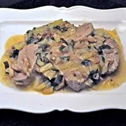 Pork Tenderloin with Apples & Sage
