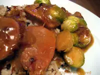 Pork Tenderloin with Brussels Sprouts; the Weekly Menu