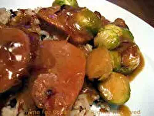 Pork Tenderloin with Brussels Sprouts; the Weekly Menu