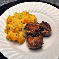 Pork Tenderloin with Butternut Squash Polenta