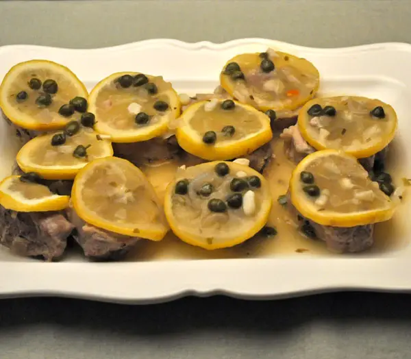 Pork Tenderloin with Lemon and Capers