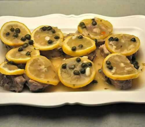 Pork Tenderloin with Lemon and Capers