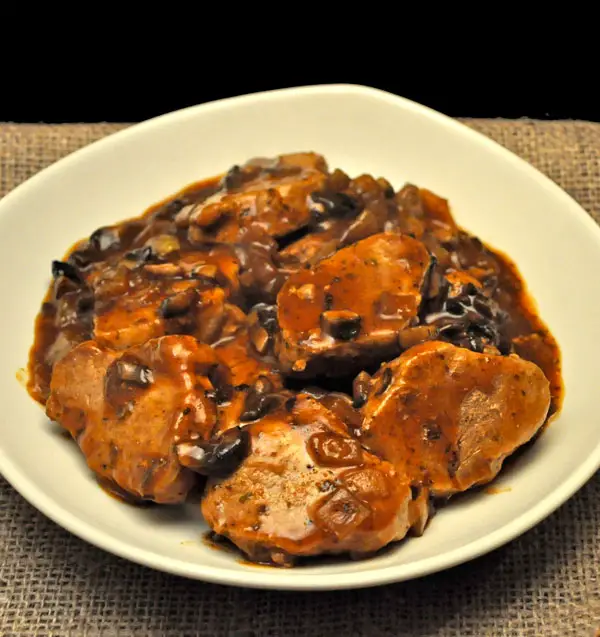 Pork Tenderloin with Mushroom Sauce