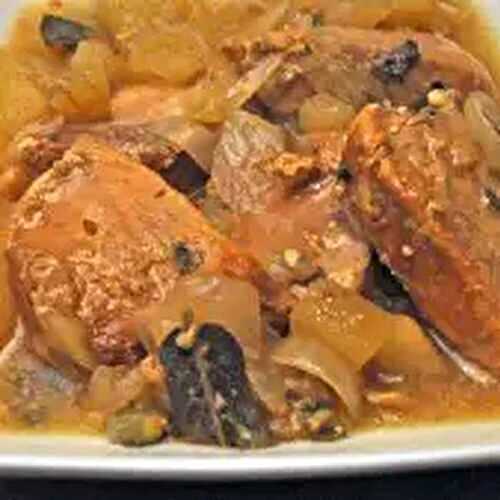 Pork with Apples, Sage and Onions