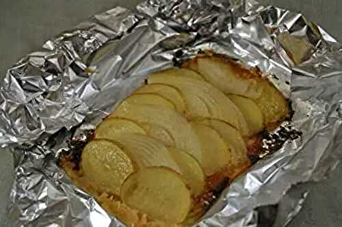 Potato and Onion Packets with Gruyère