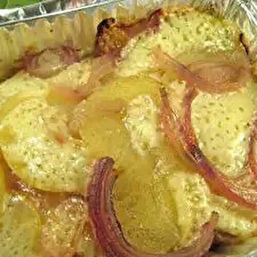 Potato & Onion Gratin, Barbecue Grill