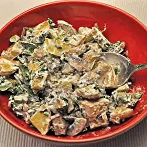 Potato Salad with Mushrooms & Herbs