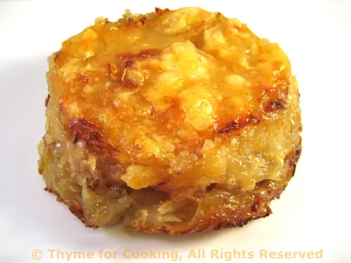 Potato Timbales, Polenta Cakes; Kitchen Gadgets - do you or don't you?