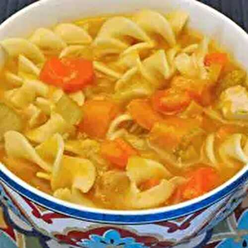 Pumpkin Chicken Noodle Soup