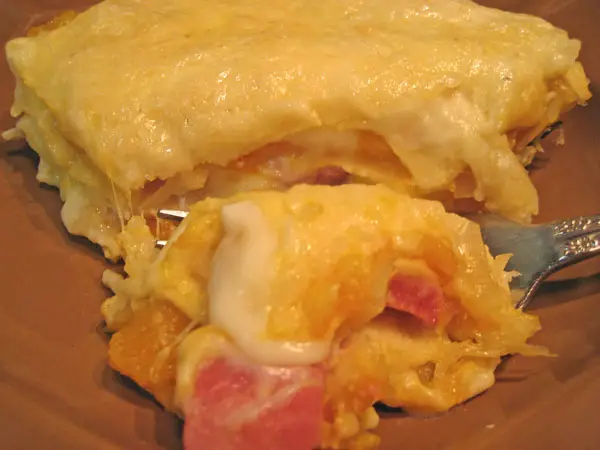 Pumpkin, Sage and Leek Lasagne