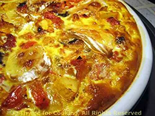Ratatouille Quiche; off to the US; the Weekly Menu