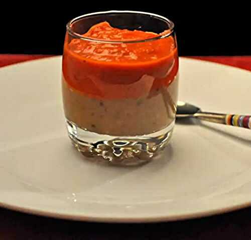 Red Pepper and White Bean Verrine