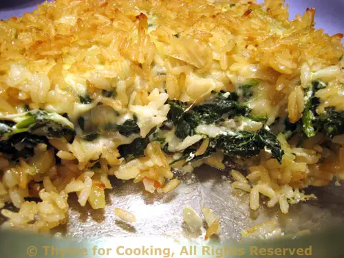 Rice Florentine; Season's Eatings; Weekly Menu