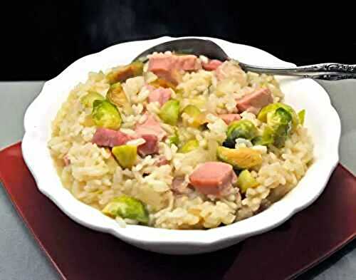 Risotto with Ham and Brussels Sprouts; Musée D'Orsay