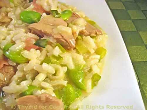 Risotto with Lamb, Fava (Broad) Beans and Green Garlic; the update