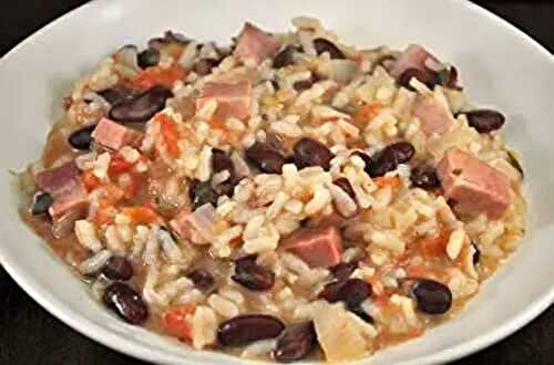 Risotto with Red Beans and Ham; the update