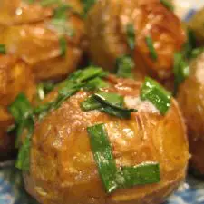 Roast New Potatoes with Butter & Chives