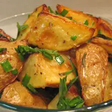 Roast or Grilled Potatoes with Fresh Herbs
