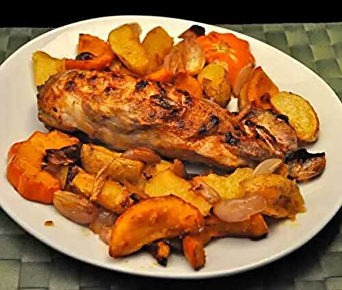 Roast Pork, Fall Vegetables