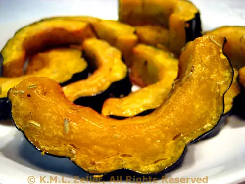 Roasted Acorn Squash and Autumn Fires