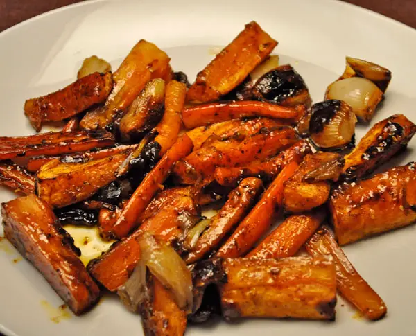 Roasted Vegetables, Moroccan Style; do we believe the food police