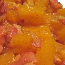 Rutabagas with Bacon and Onion