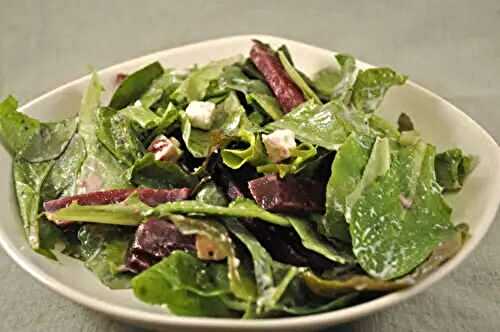 Salad with Pickled Beets and Feta Cheese; French vaccinations