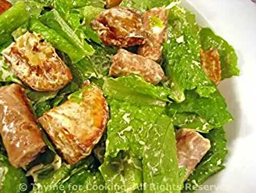 Salad with Sausages, Potatoes and Chevre; Weekly Menu