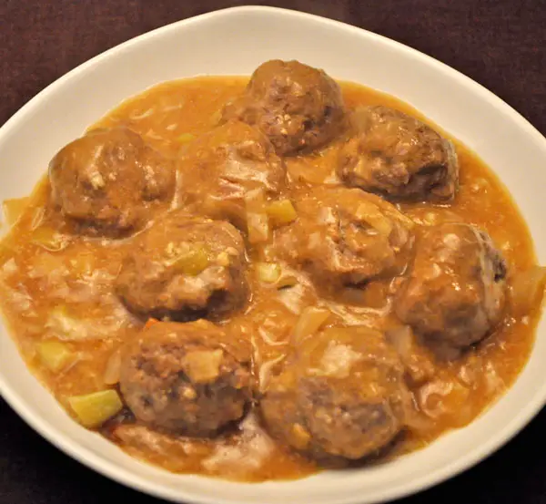 Salisbury Steak Meatballs; Secret Recipe Club again