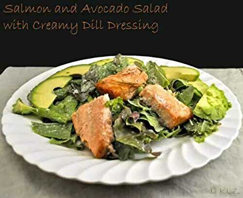 Salmon and Avocado Salad with Creamy Dill Dressing, Cross-breeding Cucurbits