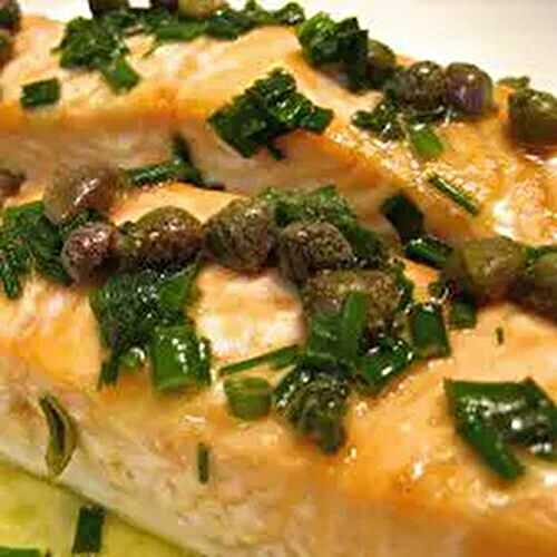 Salmon with Lemon & Capers