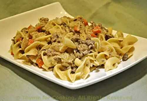 Sauerkraut Hot Dish - the modern version; it was HOT!!!!