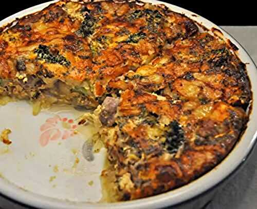 Sausage and Broccoli Quiche; credit cards