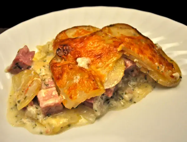 Scalloped Potatoes with Ham, the French exam