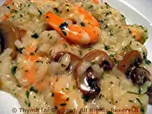 Seafood Risotto; Appreciating the 'olden days'